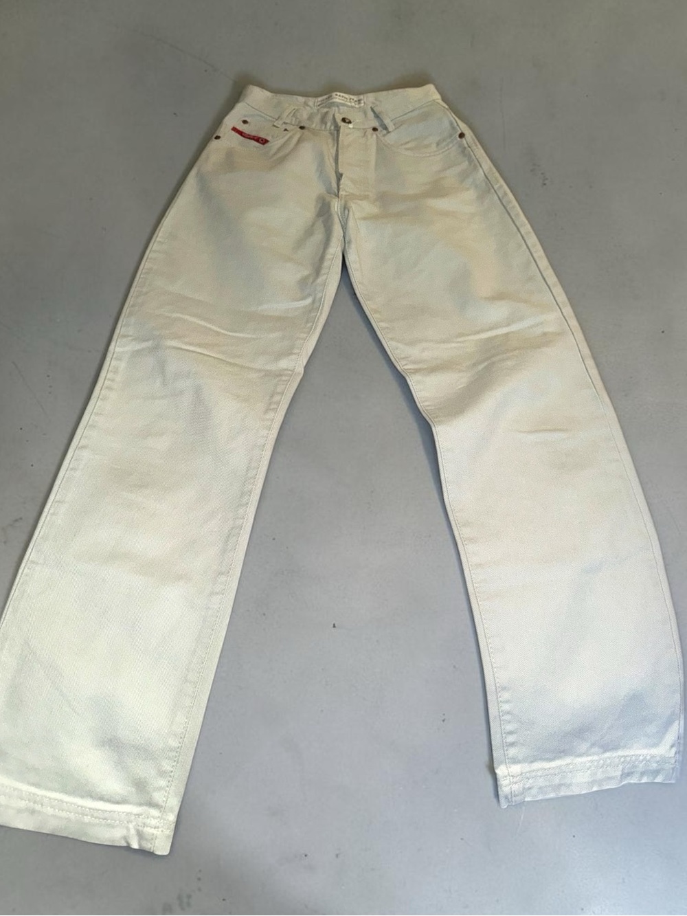 Vintage 90s Diesel Saddle Jeans Made by Italy 29x30 Great Condition Metal Patch